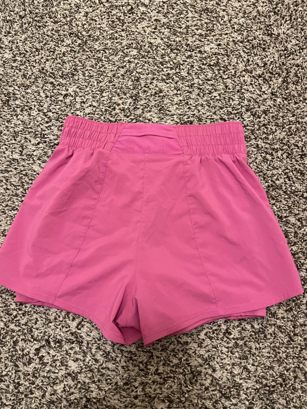 Nike Women's Pink One Dri-Fit Shorts - Picture 4 of 5